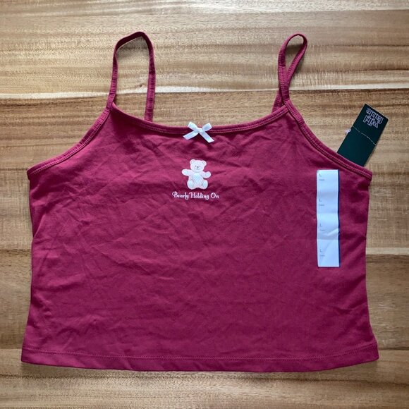 Wild Fable Junior Teens Set Of 2 Spaghetti Strap Summer Camisole Crop Tops Large - Picture 3 of 11